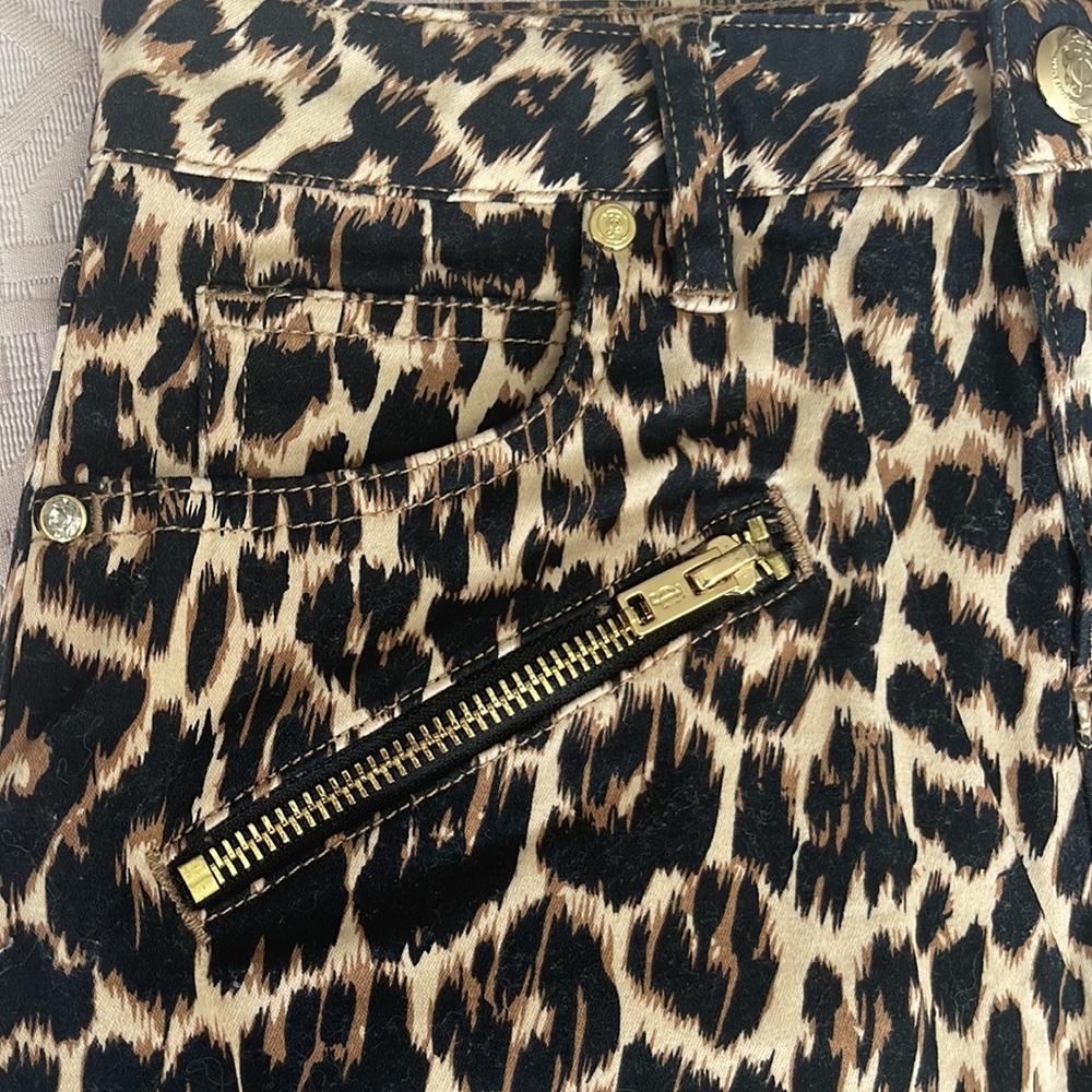 Juicy Couture Leopard Cheetah Animal Print Mini Skirt - Picture 9 of 9